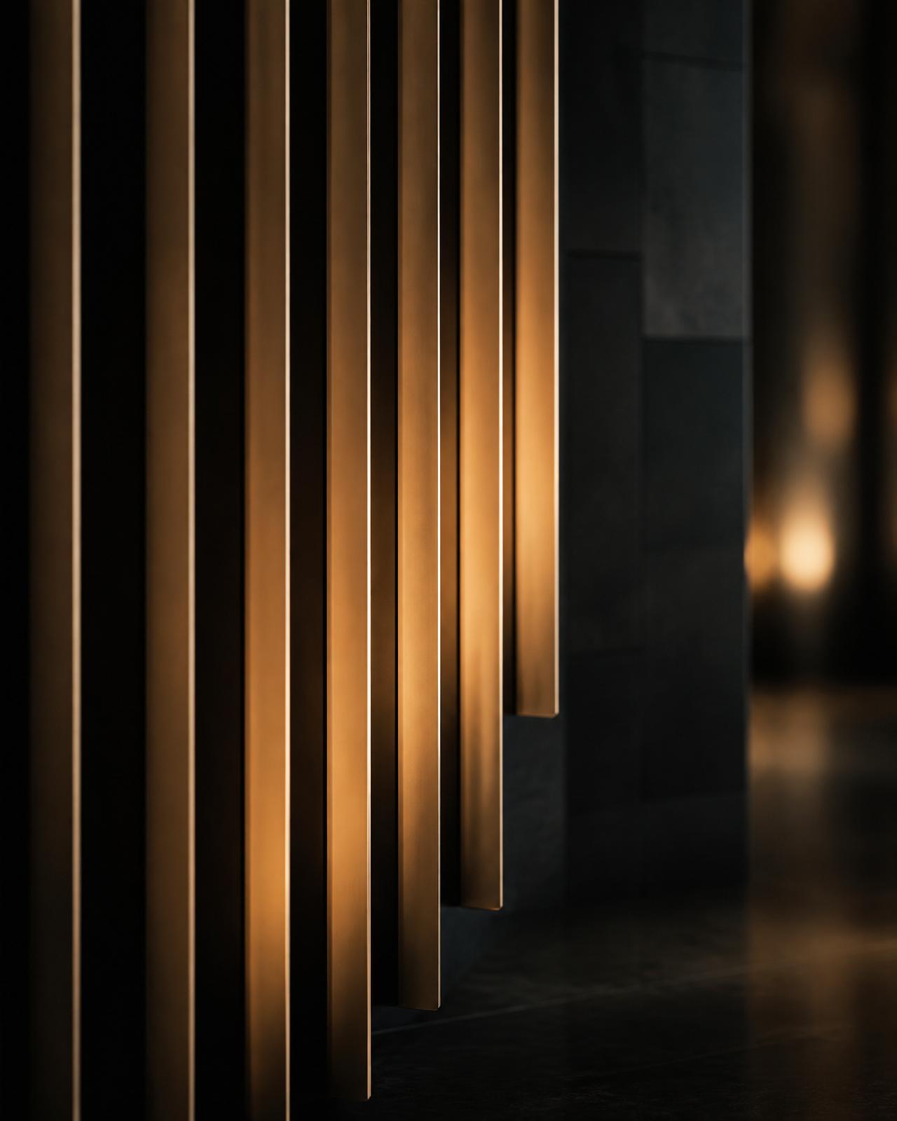 Architectural bronze detail